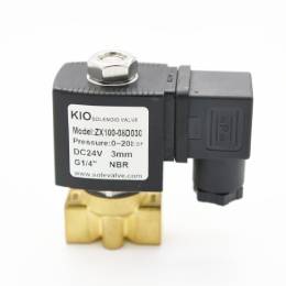KIOAC220V-DC12V Direct Acting Two-position Two-way Solenoid Valve ZX100W
